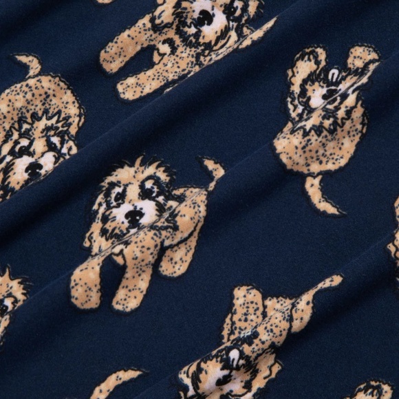 Chelsea Peers Cockapoo Print Long Pajama Set Size Small - Picture 3 of 15